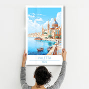 Valetta Malta-Travel Posters | Glass Wall Art