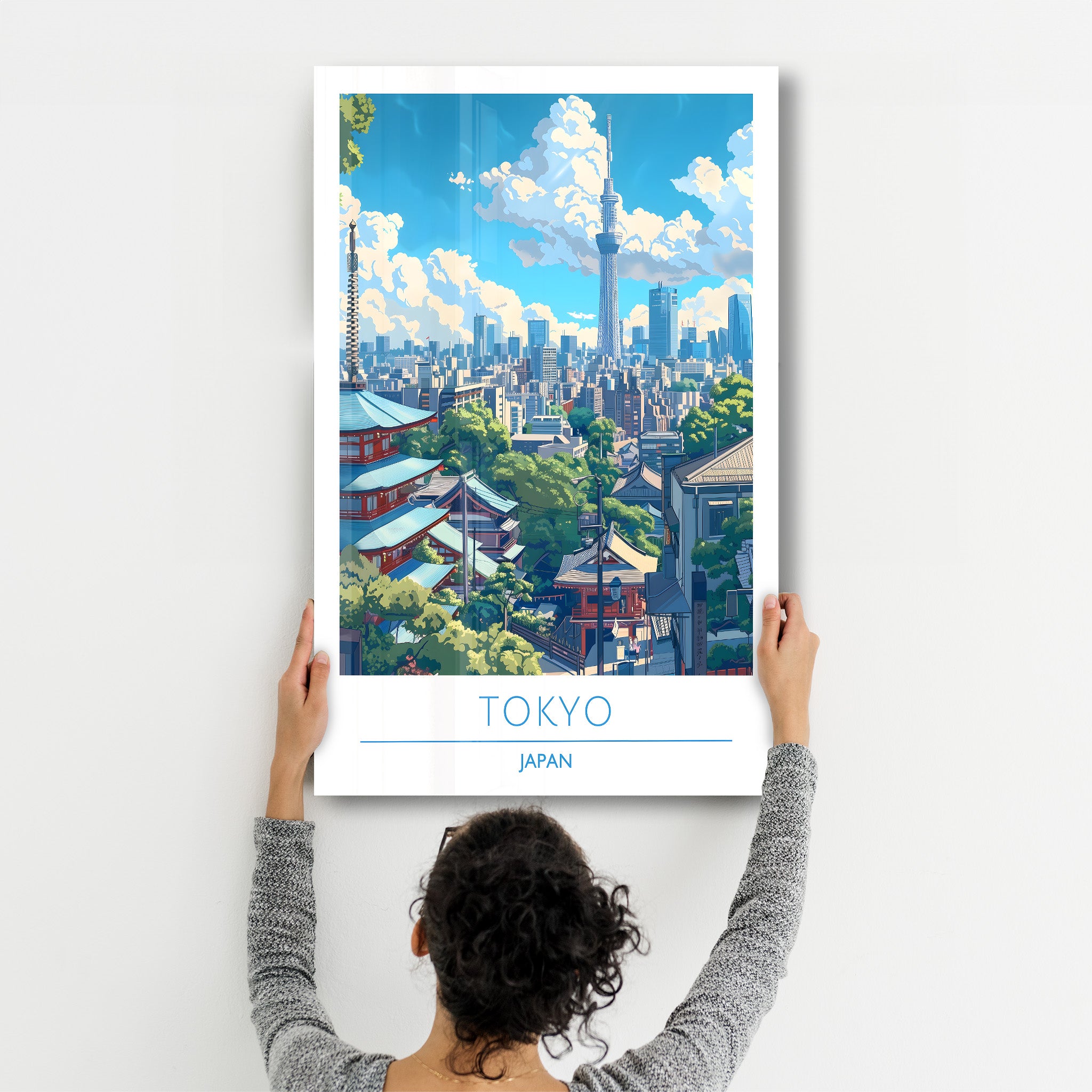Tokyo Japan-Travel Posters | Glass Wall Art