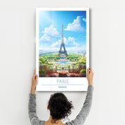 Paris France-Travel Posters | Glass Wall Art - ArtDesigna Glass Printing Wall Art
