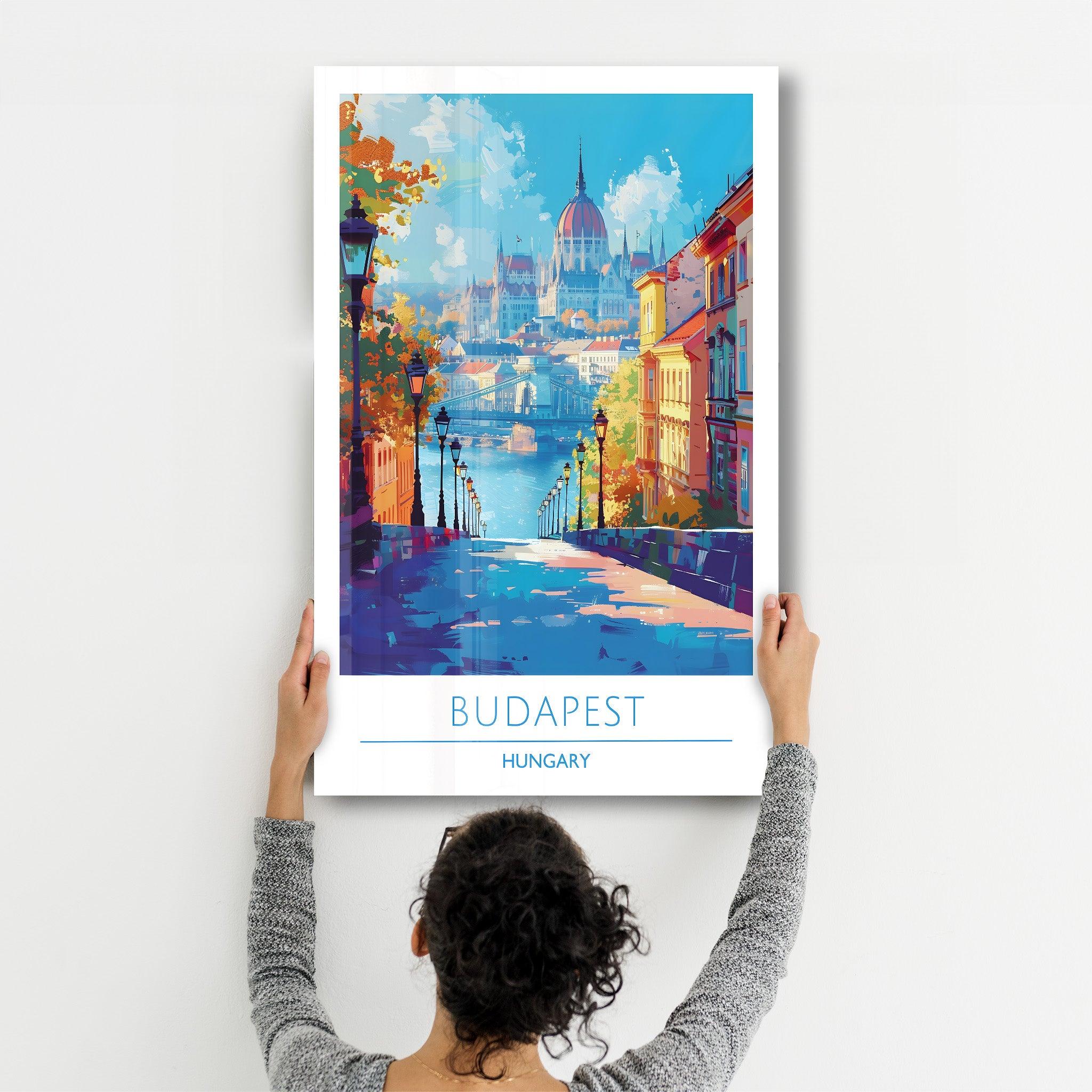Budapest Hungary-Travel Posters | Glass Wall Art - ArtDesigna Glass Printing Wall Art