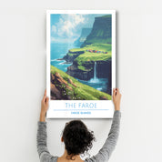 The Faroe Faroe Islands-Travel Posters | Glass Wall Art
