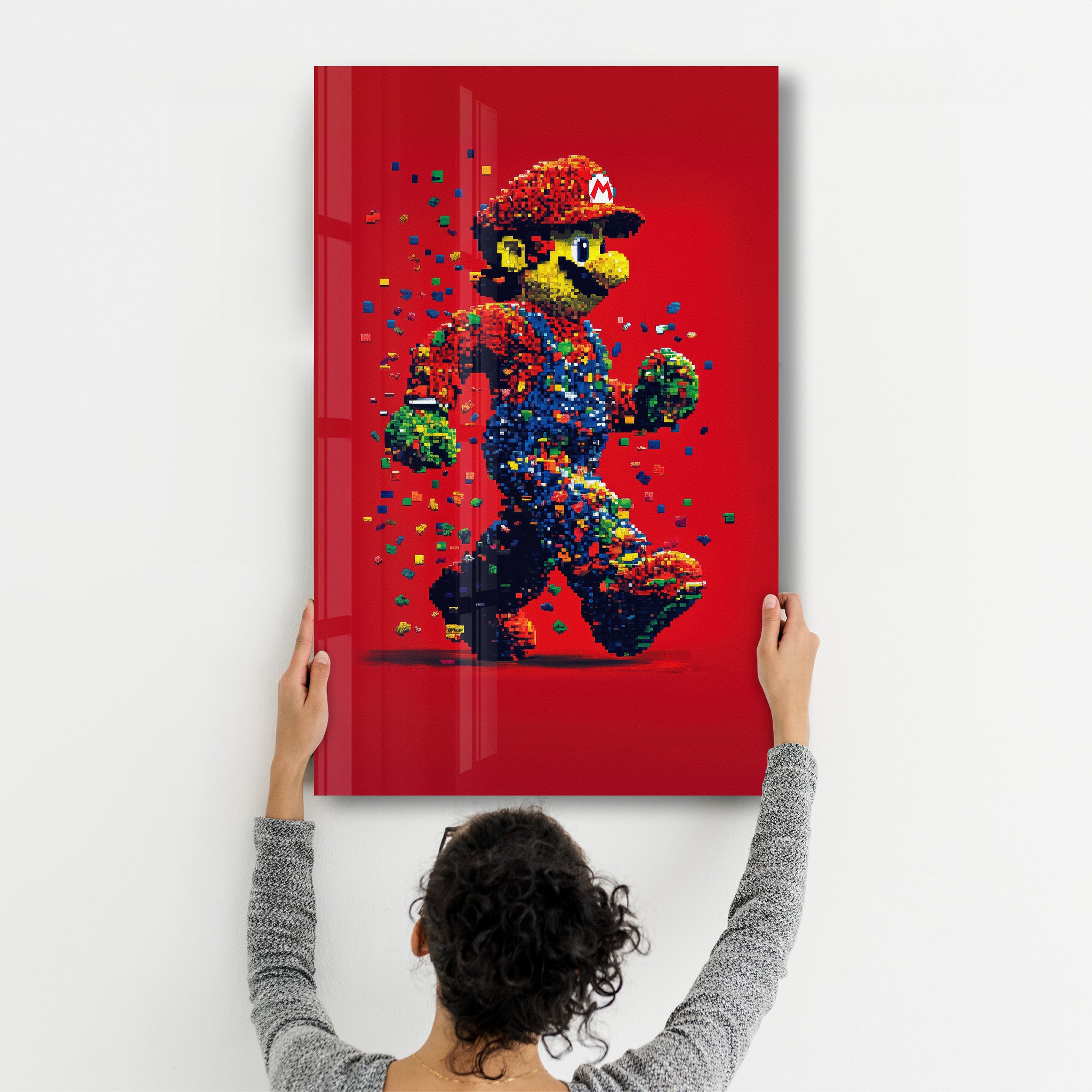 Pixel SPR M | Designers Collection Glass Wall Art