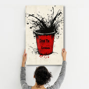 Ditch the Excuses 2 - Motivational Glass Wall Art