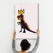 Dinosaur JMB Style - Glass Wall Art