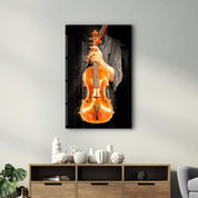 Violin | Glass Wall Art - ArtDesigna Glass Printing Wall Art