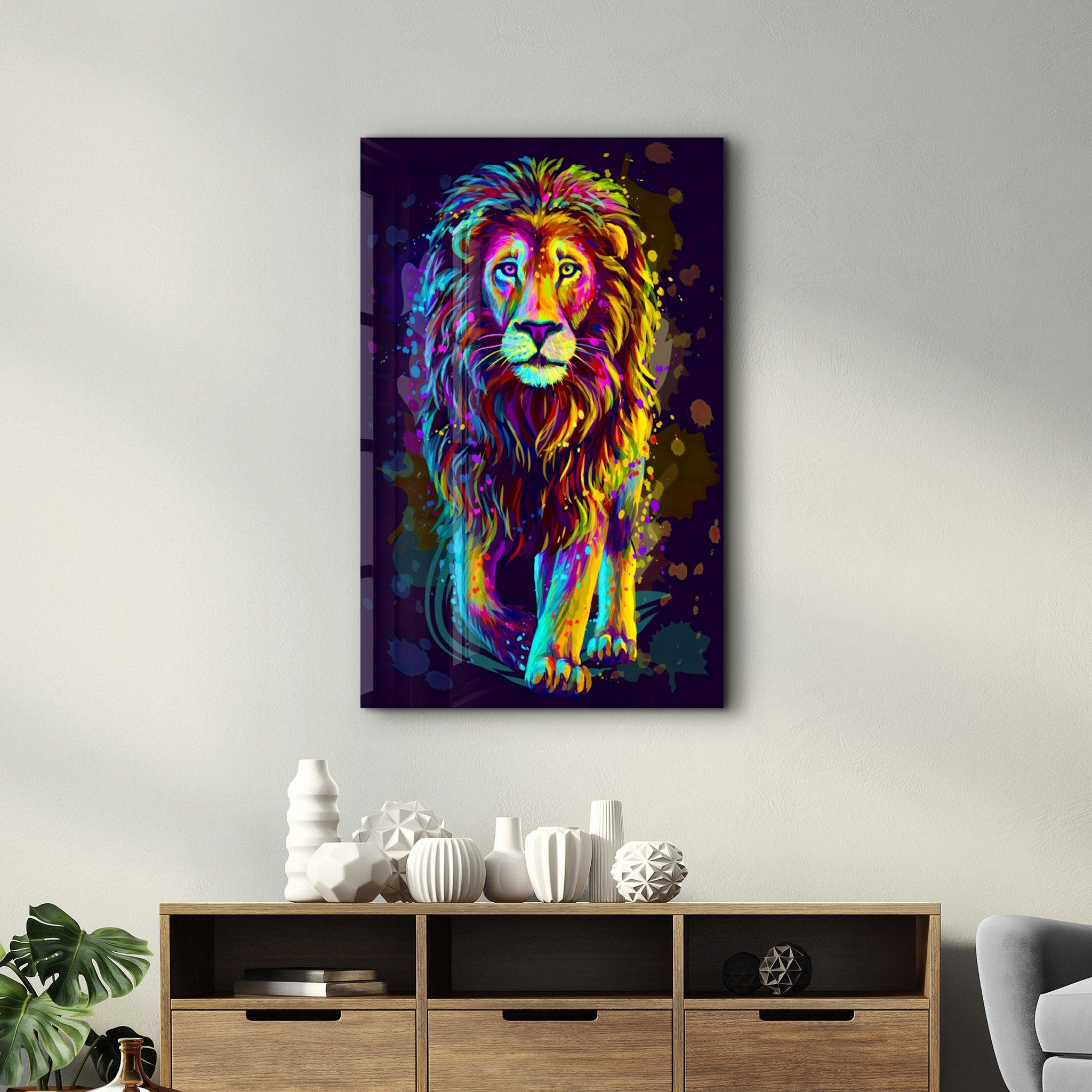 The King | Glass Wall Art - ArtDesigna Glass Printing Wall Art