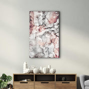 Pink Pattern | Glass Wall Art - Artdesigna