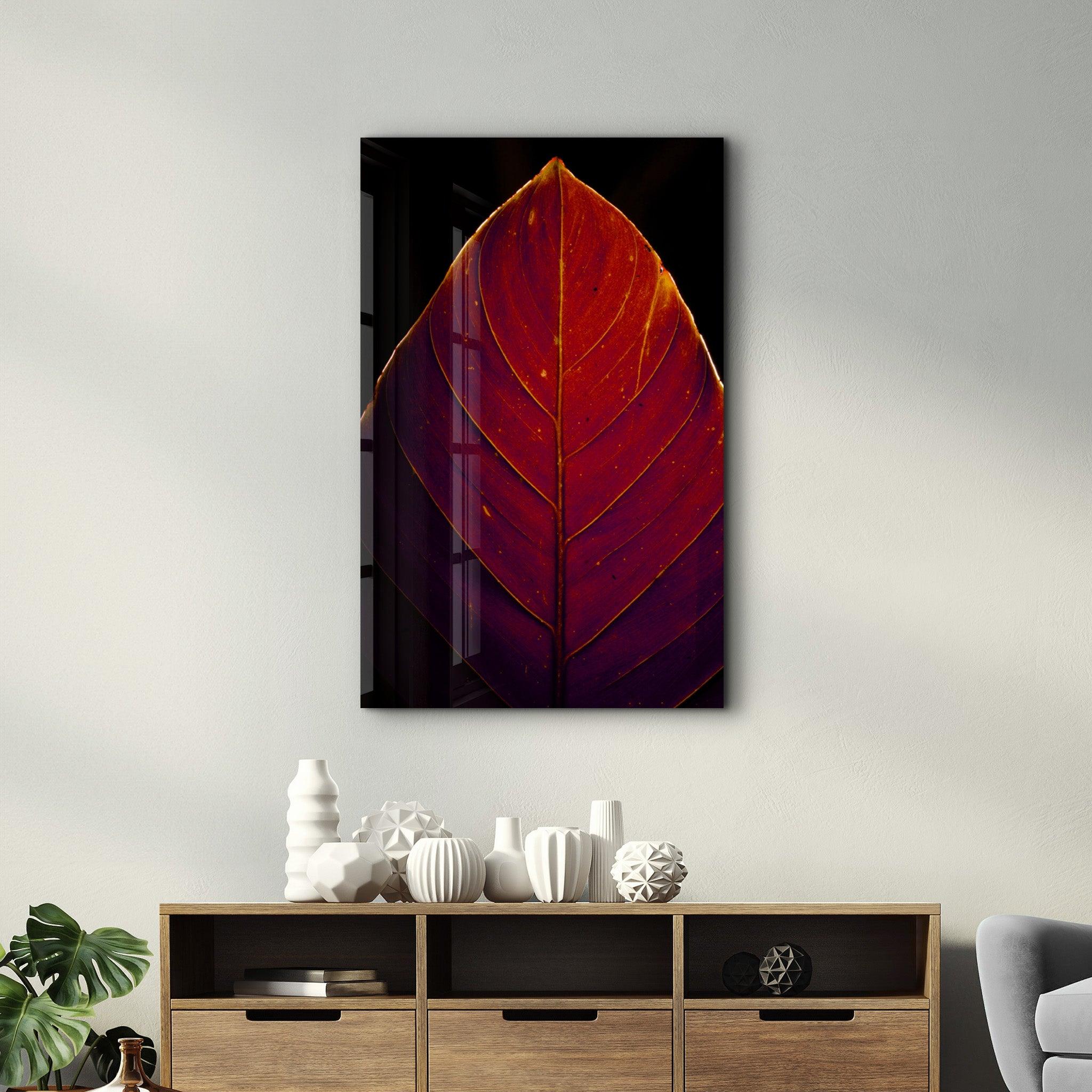 Leaf v2 | Glass Wall Art - ArtDesigna Glass Printing Wall Art