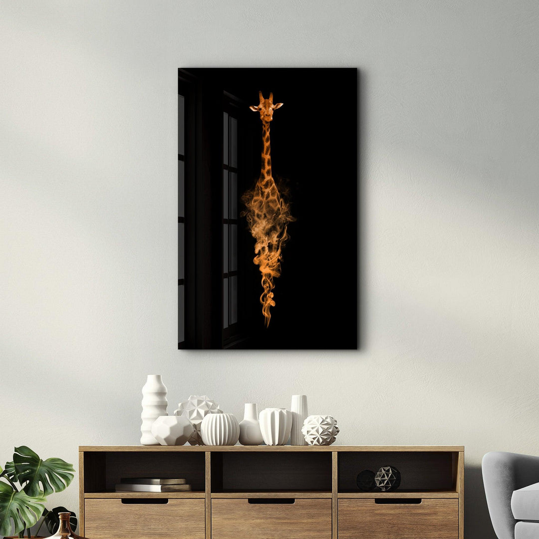 ・"Giraffo"・Glass Wall Art - ArtDesigna Glass Printing Wall Art
