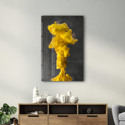 Yellow Fog | Glass Wall Art - ArtDesigna Glass Printing Wall Art