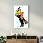 Painted Face | Glass Wall Art - ArtDesigna Glass Printing Wall Art