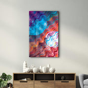 Waive of Colors | Glass Wall Art - ArtDesigna Glass Printing Wall Art