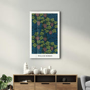 William Morris - Grapes | Gallery Print Collection Glass Wall Art - ArtDesigna Glass Printing Wall Art