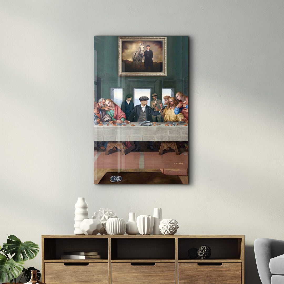 ・"The Last Supper - Shelby"・Designer's Collection Glass Wall Art - ArtDesigna Glass Printing Wall Art