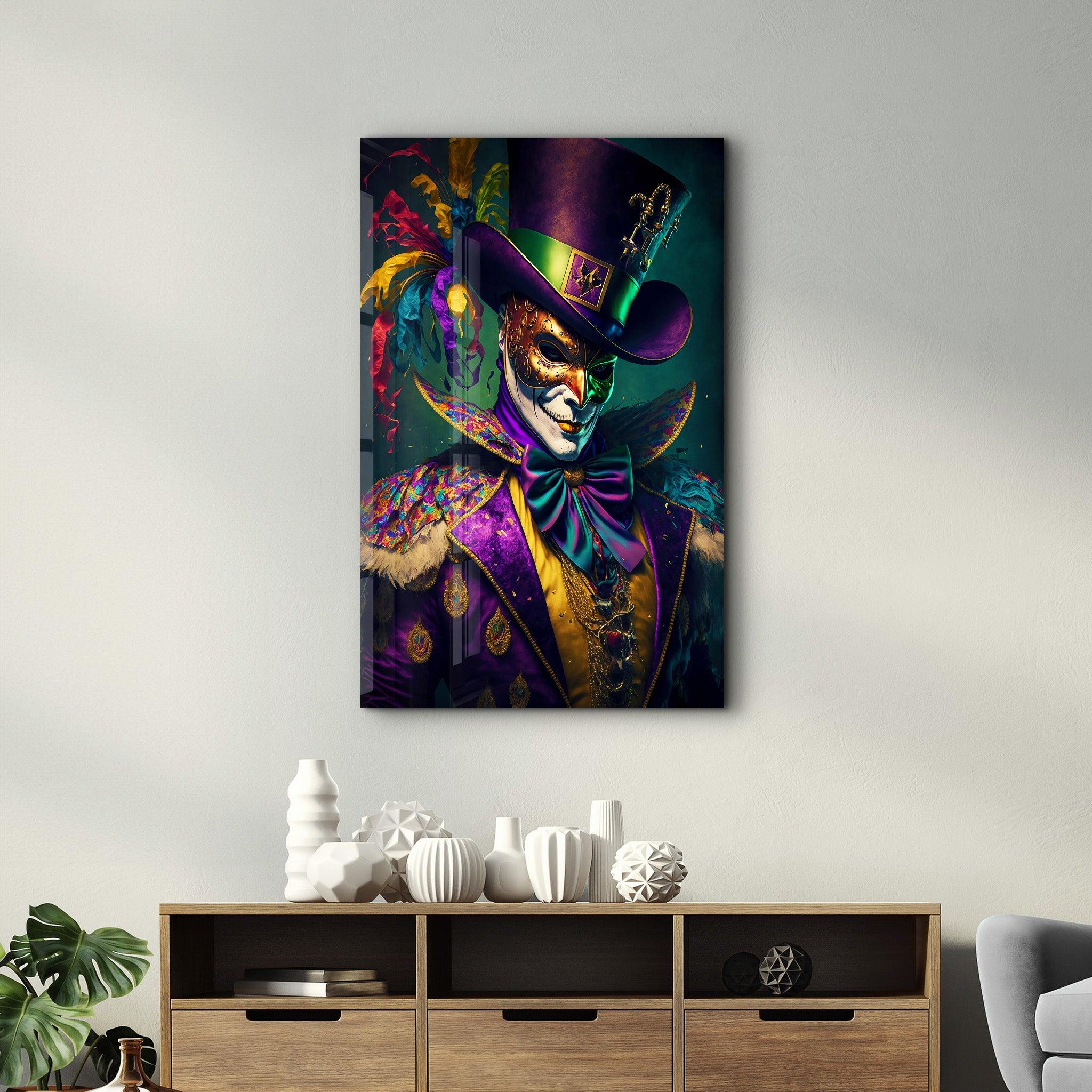 Joker | Secret World Collection Glass Wall Art - ArtDesigna Glass Printing Wall Art