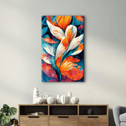 Flowers of Secret Garden 2 | Designers Collection Glass Wall Art - Artdesigna