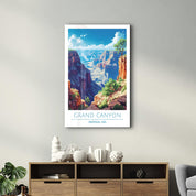 Grand Canyon-Arizona USA-Travel Posters | Glass Wall Art - ArtDesigna Glass Printing Wall Art