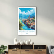 Bassano Del Grappa Italy-Travel Posters | Glass Wall Art - ArtDesigna Glass Printing Wall Art