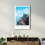 Giants Causeway Ireland-Travel Posters | Glass Wall Art - ArtDesigna Glass Printing Wall Art