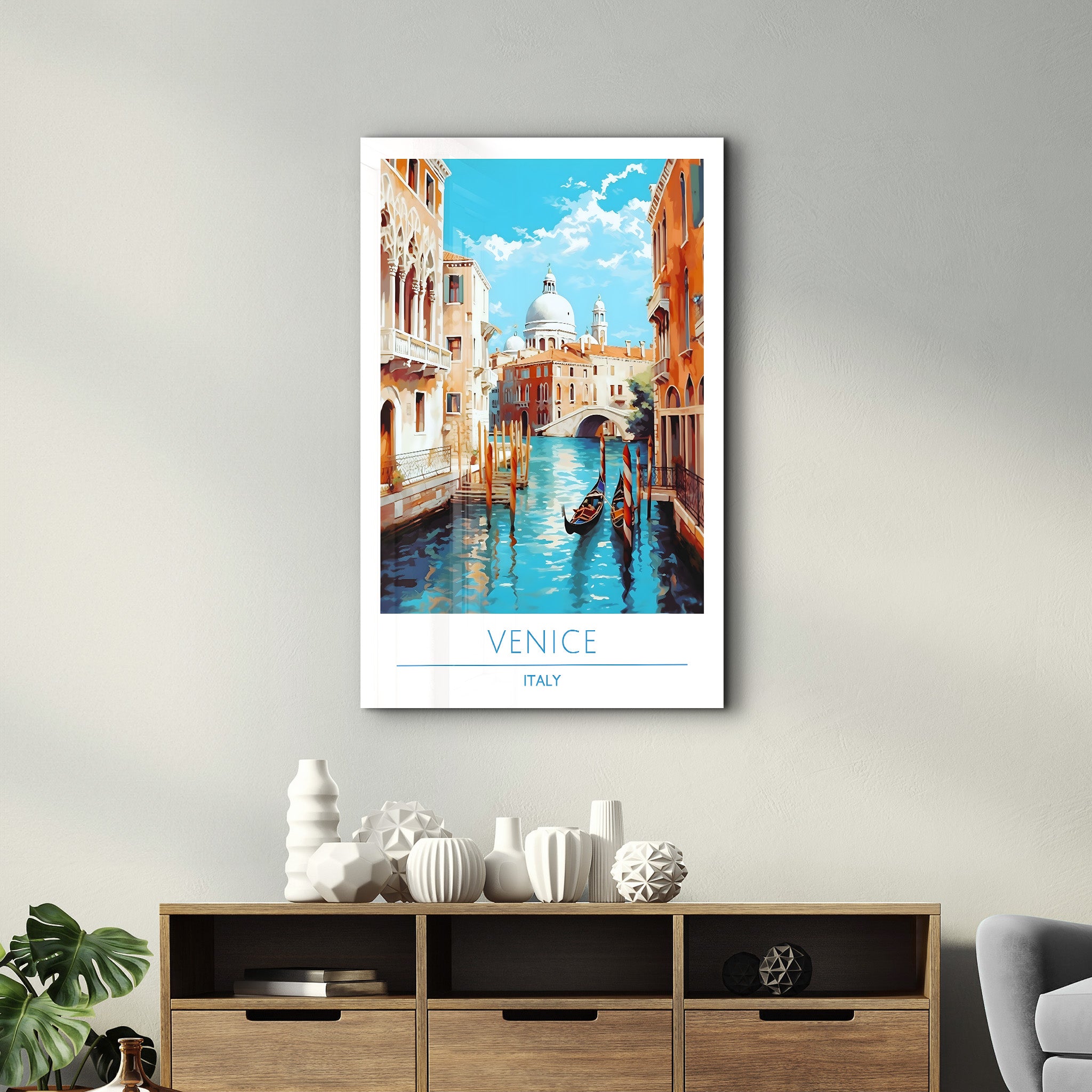 Venice Italy-Travel Posters | Glass Wall Art