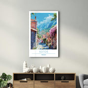 Kotor France-Travel Posters | Glass Wall Art - ArtDesigna Glass Printing Wall Art