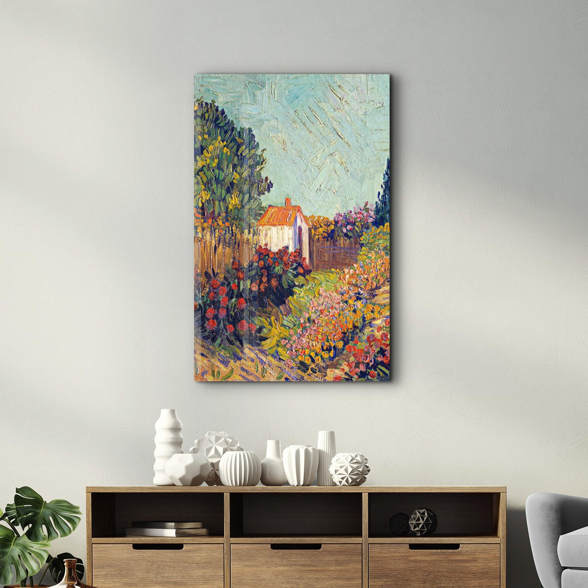 Wall Art, Tempered Glass, Wall Decoration, Van Gogh Tree Painting, Vincent Van Gogh Glass deals Printing, Tree Landscape Glass Printing,