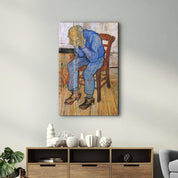 Vincent van Gogh's At Eternity's Gate (1890) | Glass Wall Art - ArtDesigna Glass Printing Wall Art