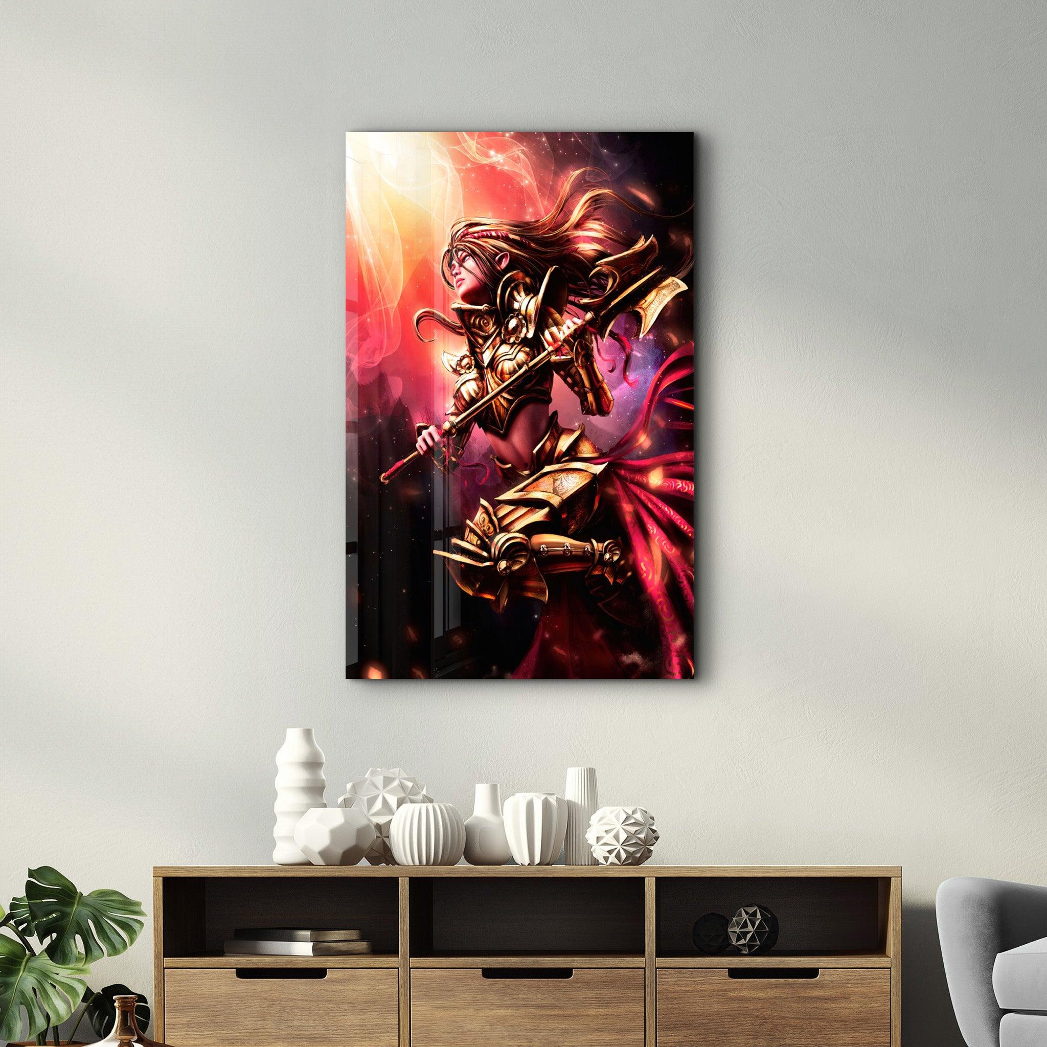 The Warrior | Glass Wall Art - ArtDesigna Glass Printing Wall Art