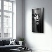 Behind the Bars | Designers Collection Glass Wall Art - Artdesigna