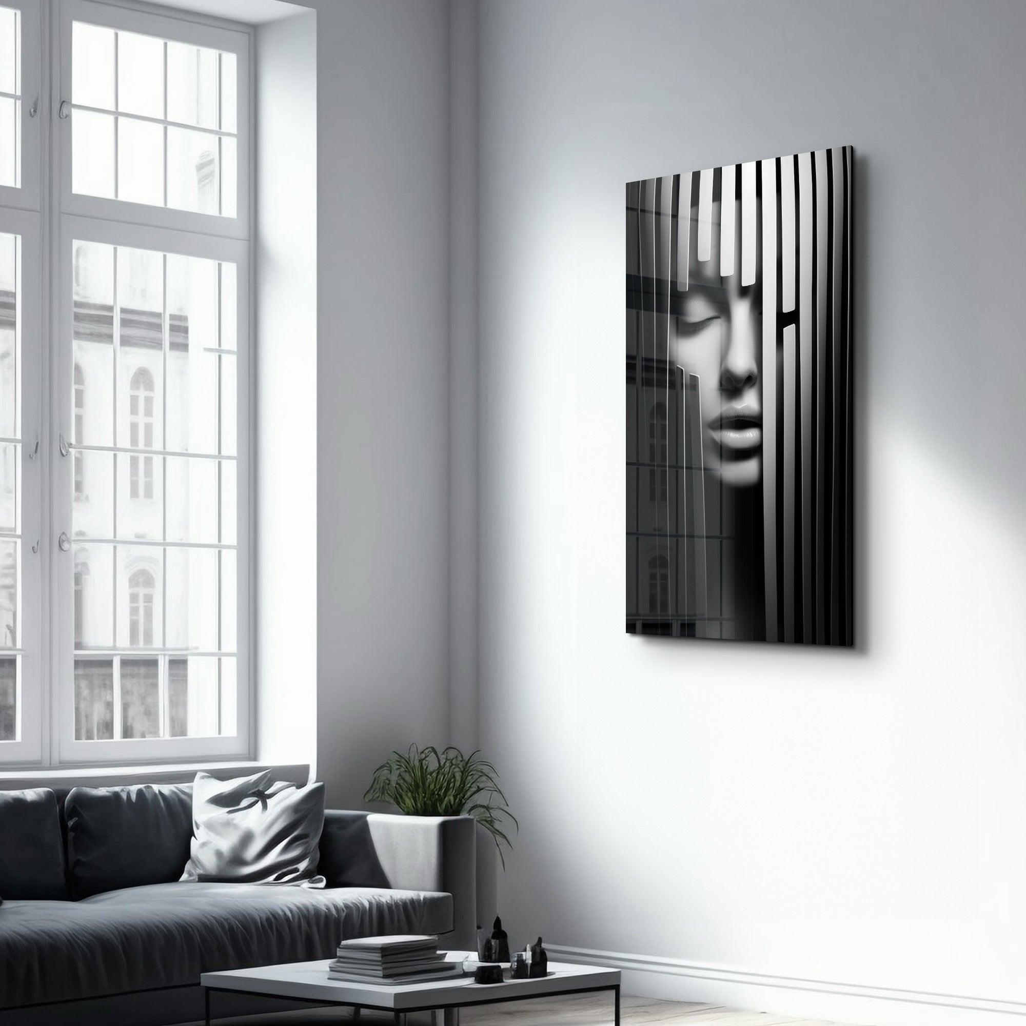 Behind the Bars | Designers Collection Glass Wall Art - ArtDesigna Glass Printing Wall Art