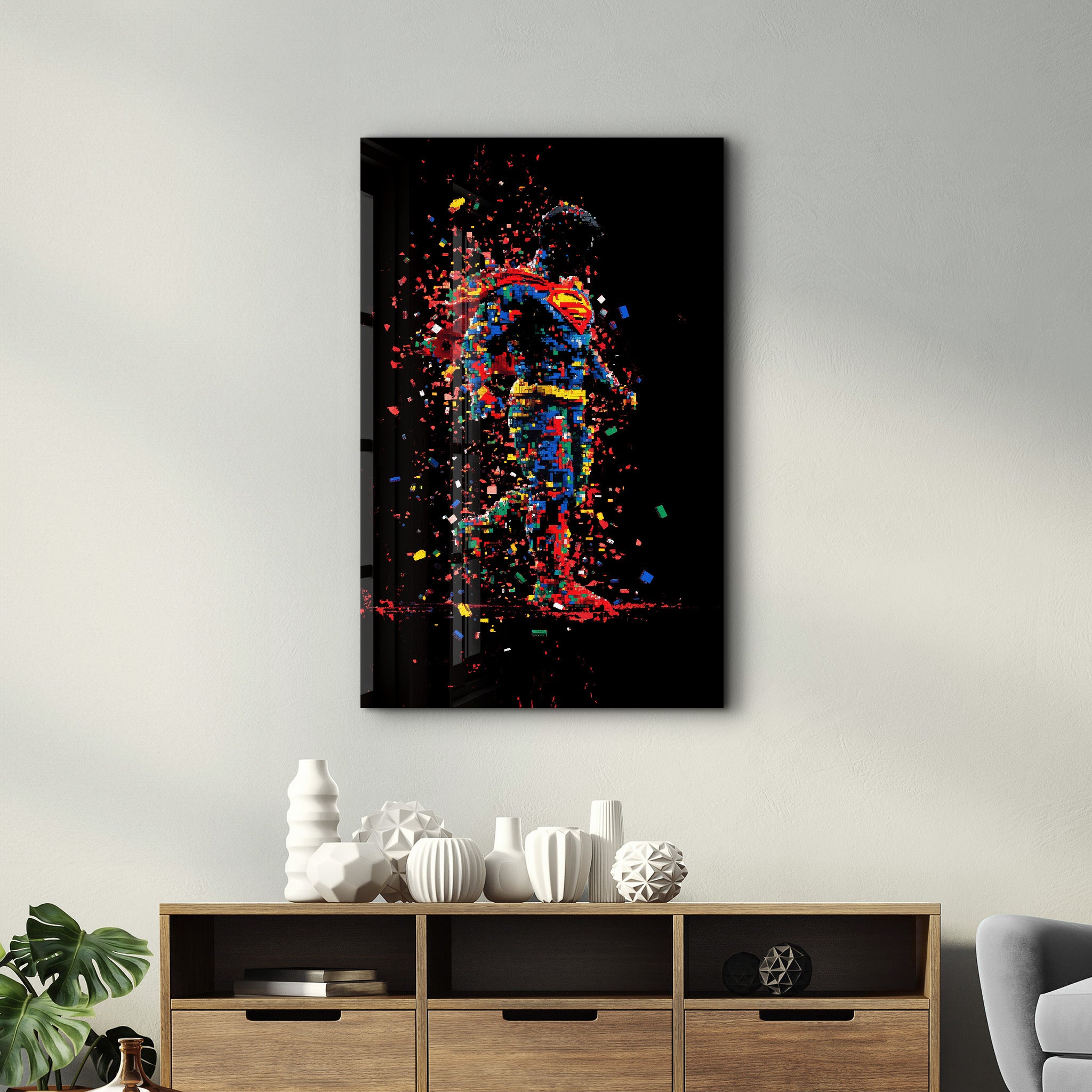 Pixel SPRMN | Designers Collection Glass Wall Art