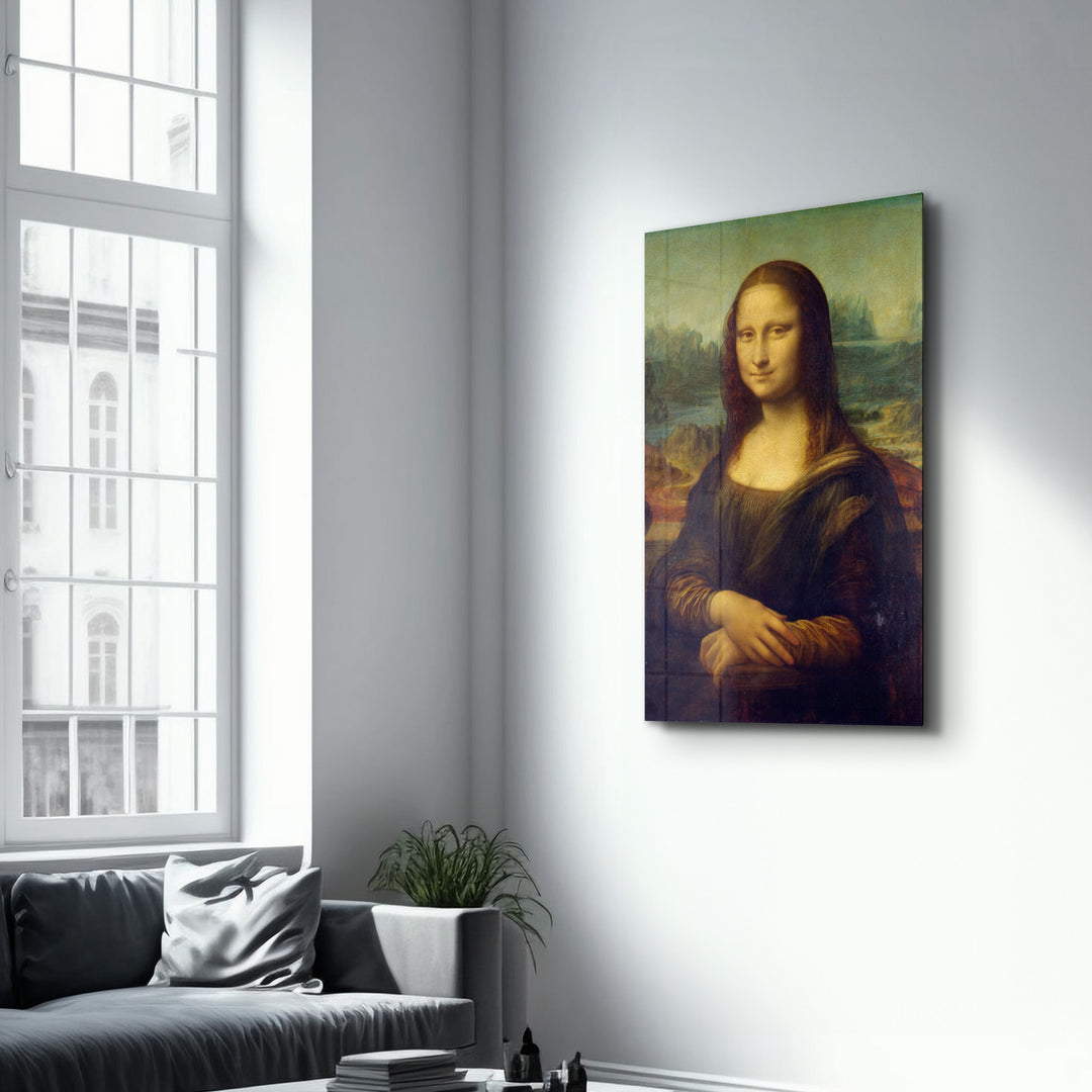 ・"Mona Lisa"・Glass Wall Art - ArtDesigna Glass Printing Wall Art