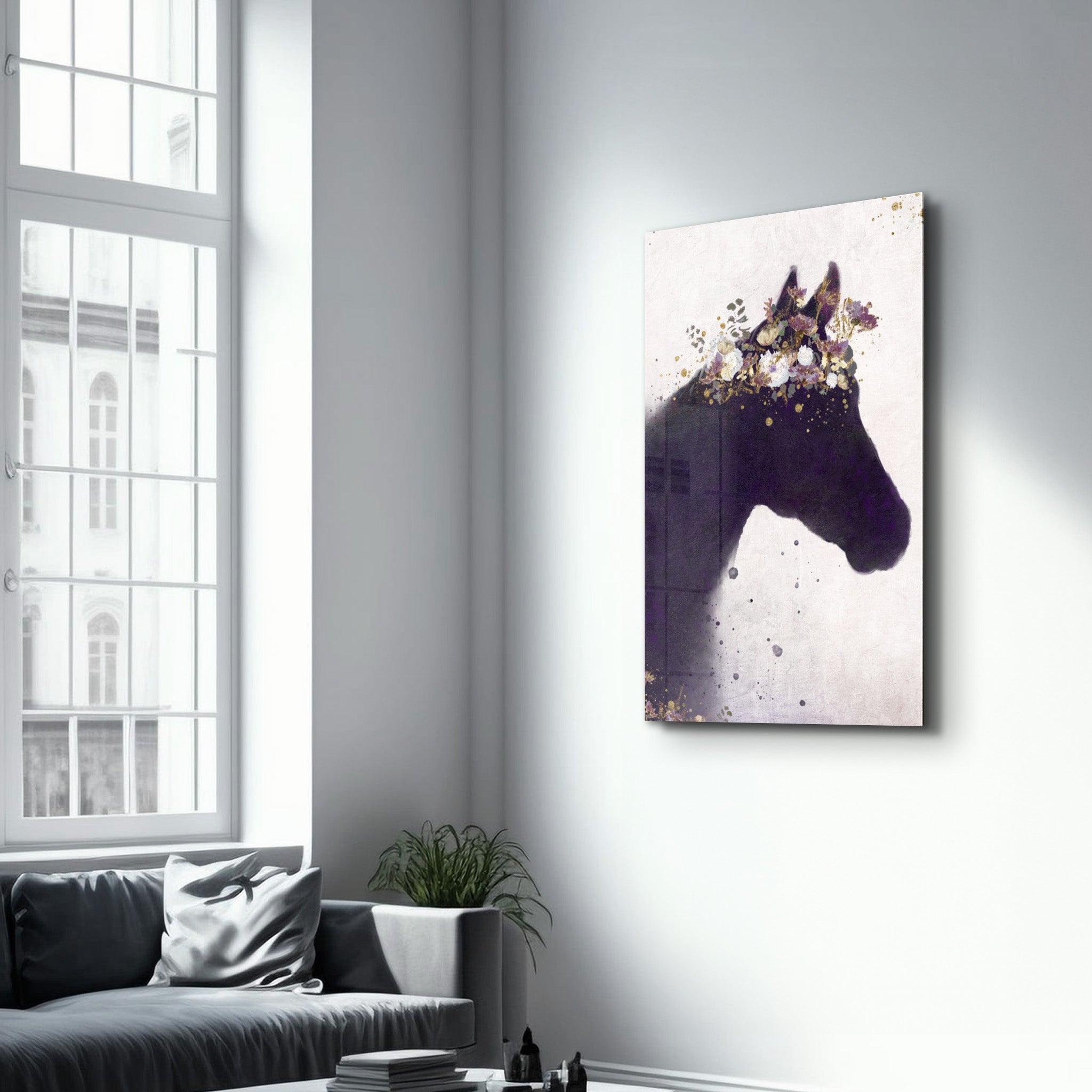 Horse | Glass Wall Art - ArtDesigna Glass Printing Wall Art