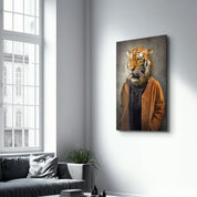 Tiger Head | Glass Wall Art - ArtDesigna Glass Printing Wall Art