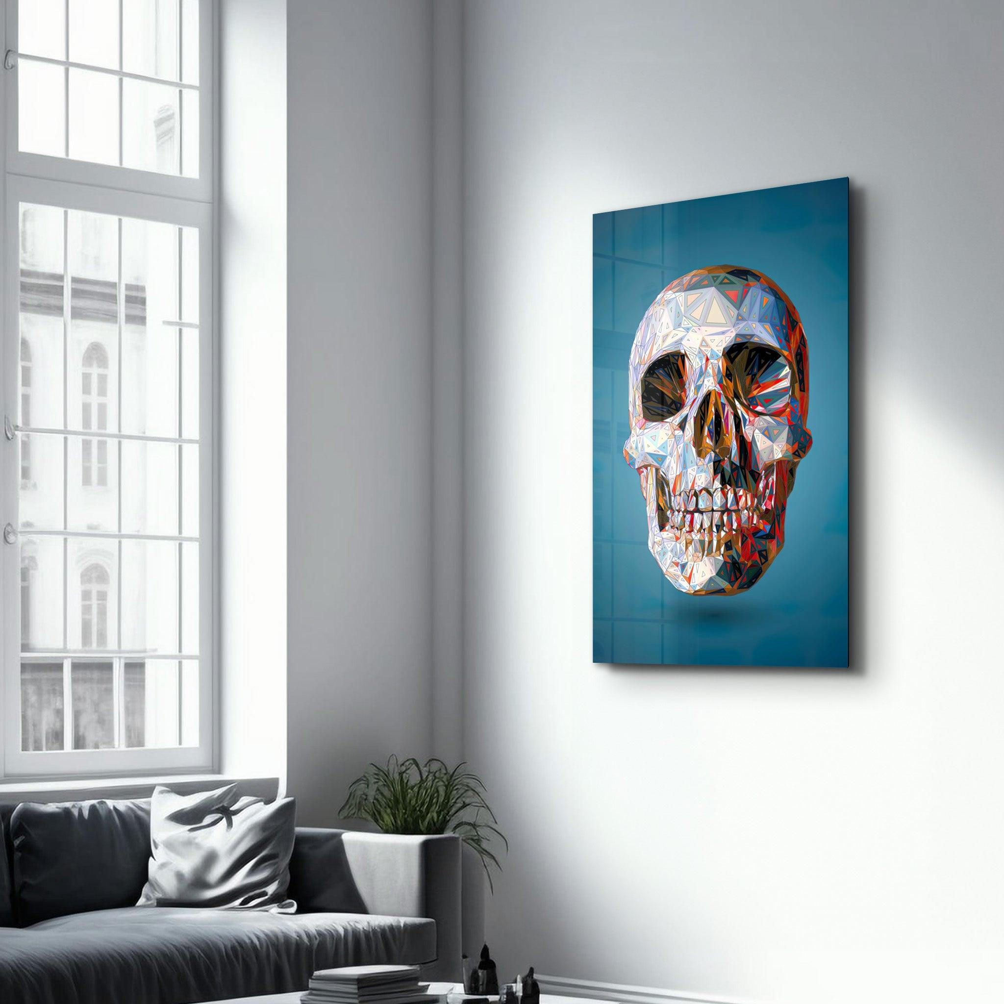 Skullart | Glass Wall Art - ArtDesigna Glass Printing Wall Art