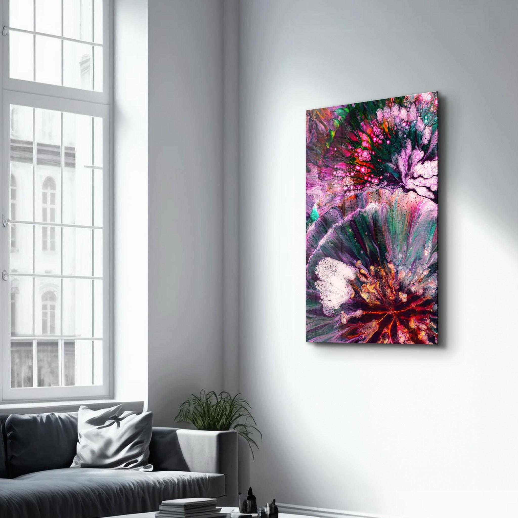 Abstract Colorful Design | Designer's Collection Glass Wall Art - ArtDesigna Glass Printing Wall Art