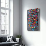 Eyes Abstract | Designer's Collection Glass Wall Art - ArtDesigna Glass Printing Wall Art