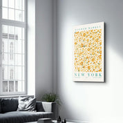 Flower Market No:11 New York | Gallery Print Collection Glass Wall Art - ArtDesigna Glass Printing Wall Art