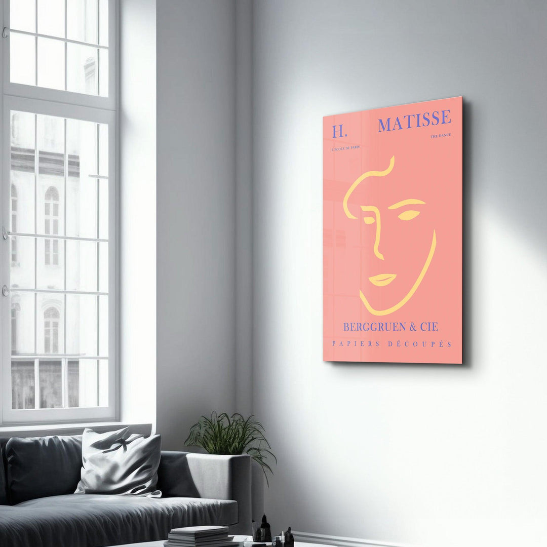 ・"H. Matisse The Dance"・Gallery Print Collection Glass Wall Art - ArtDesigna Glass Printing Wall Art