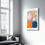 The Ten Largest No,2 Childhood- Hilma Af Klint | Gallery Print Collection Glass Wall Art - ArtDesigna Glass Printing Wall Art