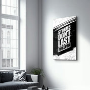 Storms Don't Last Forever | Motivational Glass Wall Art - ArtDesigna Glass Printing Wall Art