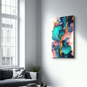 Colorwaves | Glass Wall Art - ArtDesigna Glass Printing Wall Art