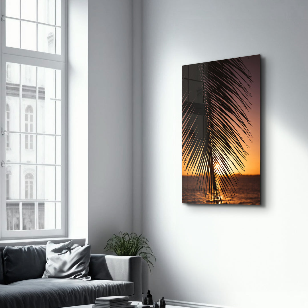 ・"Key Biscayne Sunset, USA"・Glass Wall Art - ArtDesigna Glass Printing Wall Art