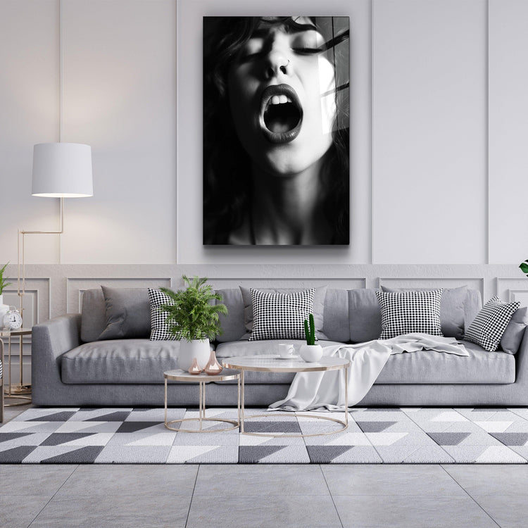 Scream | Designers Collection Glass Wall Art - ArtDesigna Glass Printing Wall Art