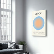 Virgo - Aura Collection | Zodiac Glass Wall Art - ArtDesigna Glass Printing Wall Art