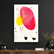 Colorful Modern Shapes 3 | Glass Wall Art - Artdesigna