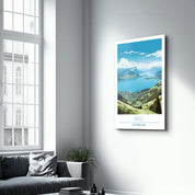 Rigi Switzerland-Travel Posters | Glass Wall Art - ArtDesigna Glass Printing Wall Art