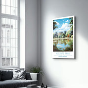 Regents Park-London England-Travel Posters | Glass Wall Art - ArtDesigna Glass Printing Wall Art