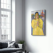 Paul Gauguin's Young Christian Girl (1894) | Glass Wall Art - ArtDesigna Glass Printing Wall Art