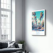 Miami-Florida-USA-Travel Posters | Glass Wall Art